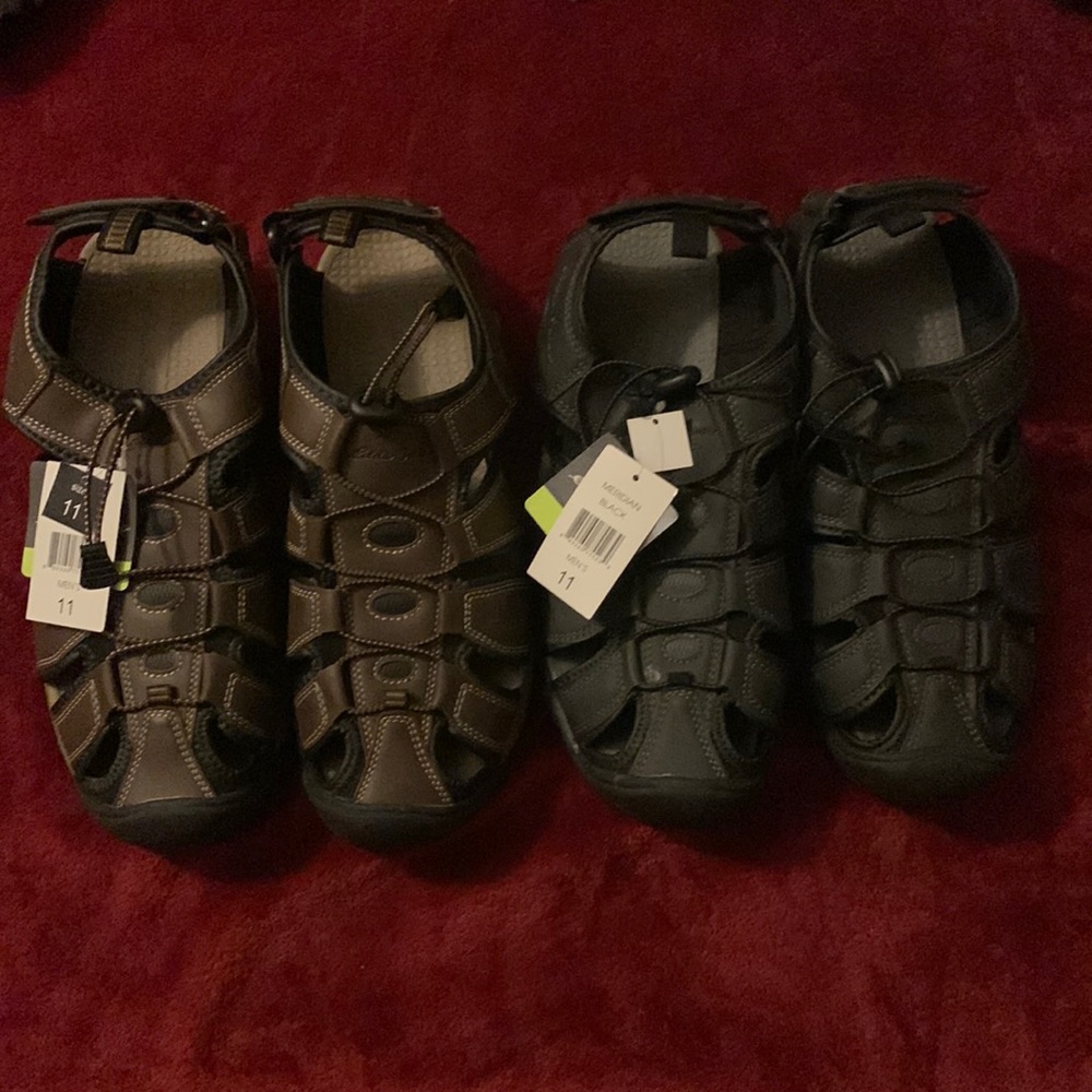 Lot of 2 Eddie Bauer Closed Toe Sandals